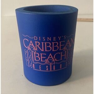 Vintage Blue Can Cooler Disney's Caribbean Beach Resort
